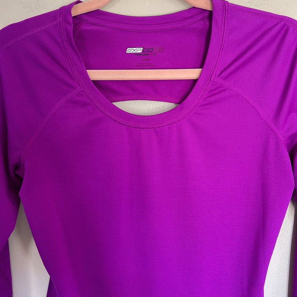 Express Exp Core Performance Long Sleeve Tee - Xs - image 2